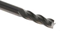 s90440 Dormer End Mill, 4mm Cutter, Solid Carbide, 4 mm Shank, 14mm Cut Length