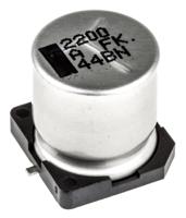 eeefk1a222aq Panasonic 2200μF Aluminium Electrolytic Capacitor 10V dc, Surface Mount - EEEFK1A222AQ