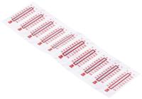 779-9779 RS PRO Non-Reversible Temperature Sensitive Label, 40°C to 71°C, 9 Levels