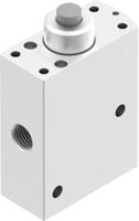 vmef-st-m32-m-g18 Festo Plunger 3/2 Pneumatic Manual Control Valve VMEF Series, G 1/8, 1/8in, 8031295