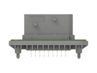 2-2377481-1 TE Connectivity 2-23774 Series Vertical Panel PCB Header, 18 Contact(s), 6 mm Pitch, 2 Row, Shrouded