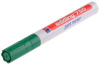 750-004 Edding Green 2 → 4mm Medium Tip Paint Marker Pen for use with Glass, Metal, Plastic, Wood