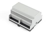 1597din6gy Hammond DIN Rail Enclosure Enclosure Type 1597 Series , 90 x 105 x 58mm, Polycarbonate DIN Rail Enclosure