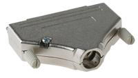mhdtzk37-ra-pc-k MH Connectors MHDTZK-RA Series Zinc D Sub Backshell, 37 Way, Strain Relief