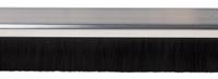 326-9836 RS PRO Black Aluminium, Nylon Brush Strip, 25mm