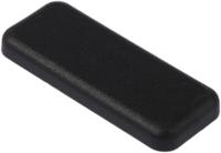 188-0355 RS PRO Black End Cap, 8mm Groove