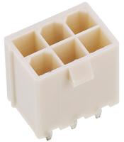 39-28-8060 Molex Mini-Fit Jr Series Straight Through Hole PCB Header, 6 Contact(s), 4.2 mm Pitch, 2 Row, Shrouded