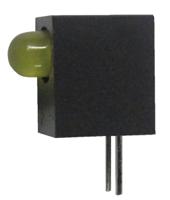 l-93a8cb1yd Kingbright L-93A8CB/1YD, Yellow Right Angle PCB LED Indicator, Through Hole 2.5 V