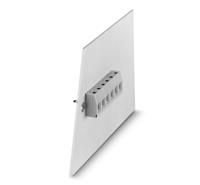 0708836 Phoenix Contact COMBICON Power Series VDFK 4 GNYE Feed Through Terminal Block, 32A, Screw Termination