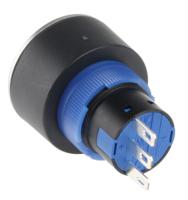 175-8269 RS PRO Push Button Switch, Momentary, Panel Mount, 22.2mm Cutout, SPDT, 250V ac, IP65