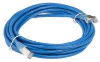 557-048 RS PRO, 5m Cat5e, Blue RJ45 to Male RJ45 Male, F/UTP Shielded, Terminated PVC Sheath