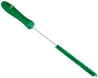 53632 Vikan Medium Bristle Green Hand Brush, 3.5mm bristle length, Polyester, Polypropylene, Stainless Steel bristle material