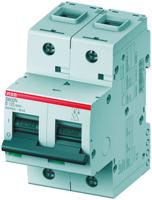 2ccs892001r0634-s802n-c63 ABB High Performance S800N MCB, 2P, 63A Curve C, 400V AC, 36 kA Breaking Capacity