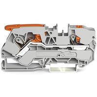 2110-5201 WAGO  TOPJOB S Series Grey, 10mm², 1-Level, Push In Termination, ATEX, IECE