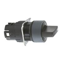 zb6ad25 Schneider Electric Harmony XB6 Series 3 Position Selector Switch Head, 16mm Cutout, Black Handle