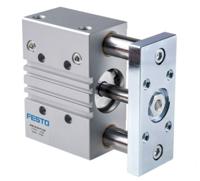 dfm-63-80-p-a-gf Festo Pneumatic Guided Cylinder - 170880, 63mm Bore, 80mm Stroke, DFM Series, Double Acting