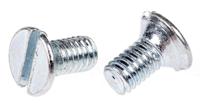 553-841 RS PRO Slot M3 Countersunk Steel Machine Screws DIN 963 x 6.0mm