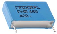 phe450kd6220jr06l2 KEMET PHE450 Metallised Polypropylene Film Capacitor, 250 V ac, 400 V dc, ±5%, 220nF, Through Hole