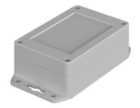 07611074-xm-110704-wl-7035 Bopla Euromas X Series Light Grey Polycarbonate Enclosure, IP66, IP68, IK07, Flanged, Light Grey Lid, 105 x 70 x 40mm