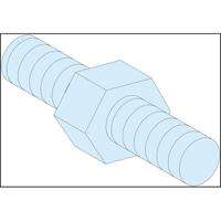 lvs03195 Schneider Electric PrismaSeT Series Spacer for Use with PrismaSeT, PrismaSeT G Front Cover Support Upright, PrismaSeT P
