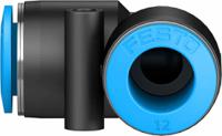 qsl-12 Festo QSL Series Elbow Tube-toTube Adaptor, Push In 12 mm to Push In 12 mm, Tube-to-Tube Connection Style, 153074