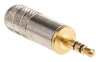 35hdnau Switchcraft Jack Connector 3.5 mm Cable Mount Stereo Plug, 3Pole 4A