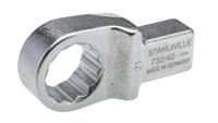 58224021 STAHLWILLE 732/40 Series Crow Ring Insertion Ring Spanner, 33 mm, 14 x 18mm Insert, Chrome Plated Finish