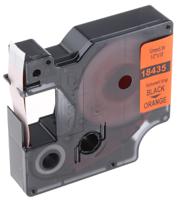 18435 Dymo Black on Orange Label Printer Tape, 5.5 m Length, 12 mm Width