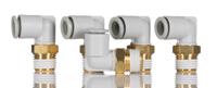 kq2l08-02as SMC KQ2 Series Elbow Threaded Adaptor, R 1/4 Male to Push In 8 mm, Threaded-to-Tube Connection Style