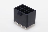 1724470206 Molex Mini-Fit Jr Series Vertical Through Hole PCB Header, 6 Contact(s), 4.2 mm Pitch, 2 Row, Shrouded