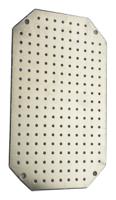mpmp-arca-7050 Fibox Galvanised Steel Perforated Mounting Plate, 1.5mm H, 450mm W, 650mm L for Use with ARCA 5070, ARCA 7050