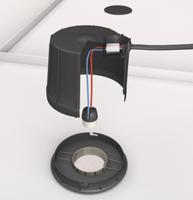 148-00123-spotclip-box-fr-pa66hs-bk HellermannTyton Lighting Cover for use with Reel and blowed-in insulations with LED and Compact Fluorescent Lamps,