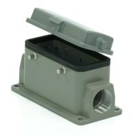 208-4975 RS PRO Heavy Duty Power Connector Housing, M25 Thread, Side Entry