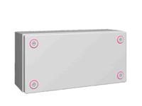 1530000 Rittal KX Series Sheet Steel Wall Box, IP55, 150 mm x 300 mm x 120mm