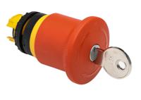 121468-m22-pvs45p-ms1 Eaton RMQ Titan M22 Series Key Release Emergency Stop Push Button, 22mm Cutout, IP67