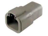 dtp04-4p Deutsch, DTP Automotive Connector Socket Grey 4 Way DTP04-4P