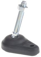 xcfs-12x60x71 FlexLink M12 Thread Adjustable Foot, 11mm Groove