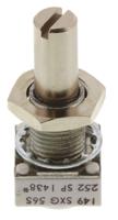 14910f0gjsx10252ka Vishay 149 2.5kΩ Rotary Potentiometer 1-Gang, Panel Mount (Through Hole), 14910F0GJSX10252KA