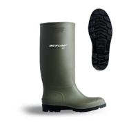 380vp37 Dunlop Green Unisex Safety Wellingtons, UK 4, EU 37