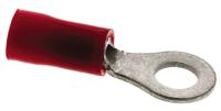 342103-1 TE Connectivity, PLASTI-GRIP Insulated Ring Terminal, M4 Stud Size, 0.3mm² to 1.3mm² Wire Size, Red