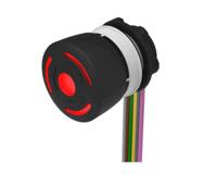 84-63412b40 EAO 84-6341 Series Maintained Illuminated Emergency Stop Push Button, Panel Mount, 22.3mm Cutout, DPST, IP65, IP66, IP67