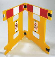 hg2 Addgards Yellow PE Folding Barrier