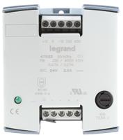 0-470-22 Legrand Linear DIN Rail Power Supply, 230V ac ac Input, 24V dc dc Output, 2.5A Output, 60W