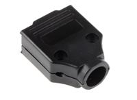 dtppk9-k MH Connectors MHDTPPK Series ABS D Sub Backshell, 9 Way, Strain Relief