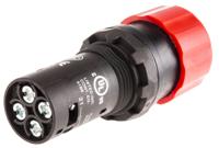 ce3t-10r-11 ABB 1SFA Series Twist Release Emergency Stop Push Button, Panel Mount, 22.5mm Cutout, SPDT, IP66, IP67, IP69K