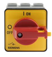 3ld2222-0tk13 Siemens 3P Pole Panel Mount Isolator Switch - 32A Maximum Current, 11.5kW Power Rating, IP65
