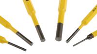 4-18-226 Stanley 6-Piece Punch Set, Pin Punch, 1.5 → 3 mm Shank