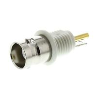 j01001a0043 Telegartner, Jack Panel Mount BNC Connector, 50Ω, Solder Termination, Straight Body