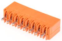 1604530000 Weidmuller, 3.5mm Pitch, OMNIMATE SL, 8 Way, , Pluggable Terminal Block, Header, Through Hole, Solder Termination,