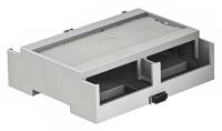 194-7485 RS PRO Solid Top Enclosure Type, 90 x 106.2 x 31.9mm, Polycarbonate DIN Rail Enclosure